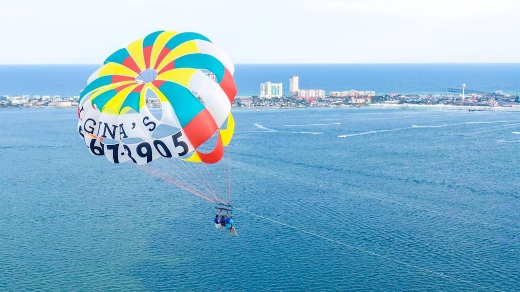 Ocean Front Penthouse Suite Panoramic Views Of Gulf,Pensacola Beach,Pier, & Bay 外观 照片